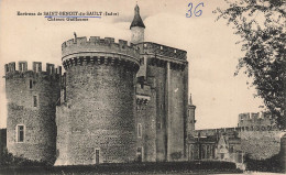 FRANCE - Environs De Saint Benoit Du Sault (Indre) - Vue Générale Du Château Guillaume - Carte Postale Ancienne - Le Blanc