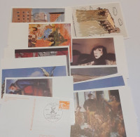 "10. Kunstausstellung", 1987, Kplt. Set. Mit 32 Karten, Alle Pass. SSt. - Postales Privados - Usados