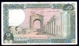 509-Liban 250 Livres 1985 - Líbano