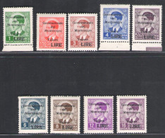 1942 Montenegro, Soprastampati N. 40/48 - MNH** - Otros & Sin Clasificación