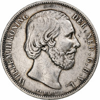 Pays-Bas, William III, 2-1/2 Gulden, 1869, Argent, TB+, KM:82 - 1849-1890: Willem III.