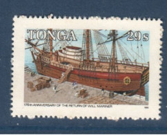 Tonga, **, Yv 597, Mi 914, SG 905, Les Aventures De William Mariner, - Tonga (1970-...)
