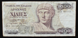 2 Billets De 1000 Drachmes - 1987 - 2 € - Greece