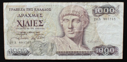 2 Billets De 1000 Drachmes - 1987 - 2 € - Grèce