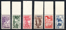 Col41 Colonies AEF Afrique équatoriale N° 27 à 32 Neuf XX MNH Cote 37,00  € - Unused Stamps