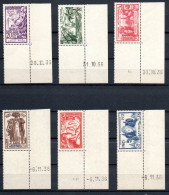 Col41 Colonies AEF Afrique équatoriale N° 27 à 32 Neuf XX MNH Cote 37,00  € - Unused Stamps