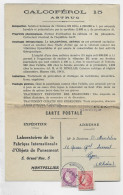 FRANCE  MAZELIN 1FR50+1FR CARTE POSTALE PUB DOUBLE LABORATOIRE OBJET PANSEMENT MONTPELLIER 16.10.1946 HERAULT - 1945-47 Ceres Of Mazelin