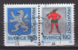 T0989 - SUEDE SWEDEN Yv N°1370/71 - Used Stamps