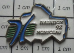 713L Pin's Pins / Beau Et Rare / SPORTS / NATATION CLUB MONTCEAU-CISSON 92 - Nuoto