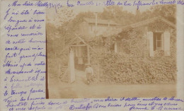 Le Vésinet * Carte Photo 1901 * Villa LA PONCETTE 80 Allée Du Lac Inférieur * Villa Poncette ? Poucette ? - Le Vésinet