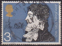 Littérature, écrivains - GRANDE BRETAGNE - John Keats - N° 640 - 1971 - Used Stamps
