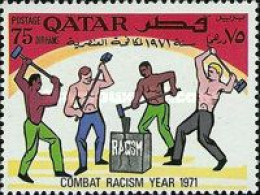 QATAR MNH STAMPS 1971 Racial Equality Year 1971 - Qatar