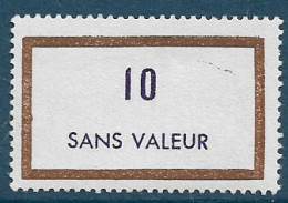 FRANCE  TIMBRE FICTIF F180  COTE 1.00€    NEUF - Phantomausgaben