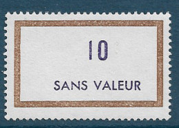 FRANCE  TIMBRE FICTIF F180  COTE 1.00€    NEUF - Phantomausgaben