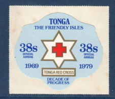 Tonga, **, Yv PA 135, Mi D 189, SG O 187, Croix Rouge, - Tonga (1970-...)