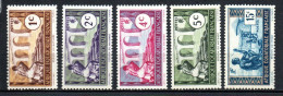 Col41 Colonies AEF Afrique équatoriale N° 33 à 36 + 38 Neuf X MH Cote 2,00 € - Neufs