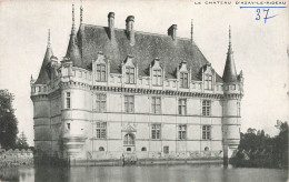 FRANCE - Le Château D'Azay Le Rideau (Indre Et Loire) - Vue D'ensemble Du Château - Carte Postale Ancienne - Azay-le-Rideau