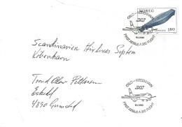 Norway 1980 Oslo - København SAS First Airbus Flight, Mi 784 Special Cancellation  18.2.1980  With Plane - Cartas & Documentos