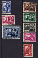 Belgique 1944 Secours Populaire D'Hiver N°7 Série "St Martin V) COB 621-628 (complet) Oblitérés, Cote > 6€ - Used Stamps