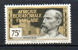 Col41 Colonies AEF Afrique équatoriale N° 48 Neuf X MH Cote 7,50 € - Unused Stamps