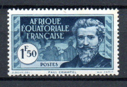 Col41 Colonies AEF Afrique équatoriale N° 54 Neuf XX MNH Cote 4,00 € - Unused Stamps