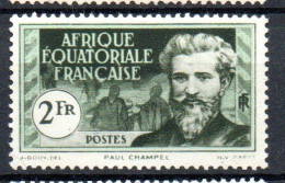 Col41 Colonies AEF Afrique équatoriale N° 57 Neuf XX MNH Cote 2,00 € - Unused Stamps