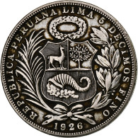 Pérou, Sol, 1926, Philadelphie, Argent, SPL, KM:218.1 - Pérou