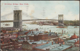 Brooklyn Bridge, New York City, 1910 - Success Postal Card Co Postcard - Brooklyn