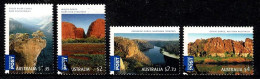 Australia 2008 Gorges  Set Of 4 Used - Oblitérés