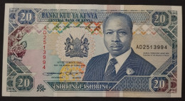 KENYA 20 SHILINGI 1993 AUNC - Kenia