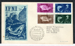 1953 Nice Letter With Fish  (es014) - Ifni