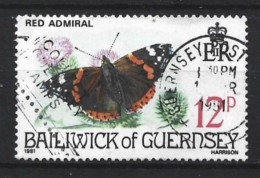 Guernsey 1981 Butterfly Y.T. 214 (0) - Guernesey