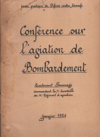 CONFERENCE SUR AVIATION DE BOMBARDEMENT COURS PRATIQUE DEFENSE CONTRE AERONEFS DCA 1926 - Aviación