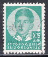 Yugoslavia 1935 Single Stamp For King Peter II In Fine Used. - Gebraucht