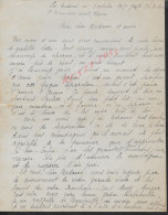 LETTRE DE 1929 ECRITE DE BOSSONS X CHAMONIX MONT BLANC : - Manuscripts