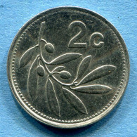 MALTA - 2 Cents 1986 - KM# 79 * Ref. 0063 - Malte