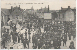 41 DROUE - Cavalcade Du 14 Avril 1912 - Place De La Gare (TOP) - Droue