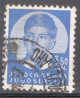 Yugoslavia 1935 Single Stamp For King Peter II In Fine Used. - Usados