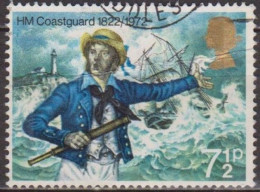 Création Des Gardes Cotes - GRANDE BRETAGNE - Sauvetage En Mer - N° 658 - 1973 - Used Stamps