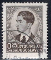 Yugoslavia 1939 Single Stamp For King Peter II In Fine Used. - Oblitérés