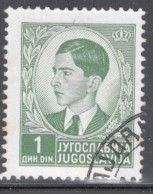 Yugoslavia 1939 Single Stamp For King Peter II In Fine Used. - Gebruikt