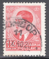 Yugoslavia 1939 Single Stamp For King Peter II In Fine Used. - Usati