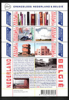 Nederland NVPH 3089-94b V3089-94b Vel Grenzeloos Nederland Belgie 2013 Postfris MNH Netherlands Relationship Belgium - Ongebruikt