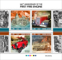 2024-02 - SIERRA LEONE- FIRE ENGINES           1V  MNH** - Camion