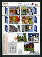 Nederland NVPH 2752-57 V2752-57c Vel Grenzeloos Nederland Suriname 2010 Postfris MNH Netherlands Relationship Suriname - Unused Stamps