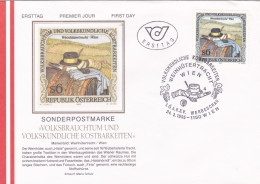 VEINHUTERTRACHT- WIEN     THEATER  FDC   COVERS 1995  AUSTRIA - FDC