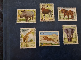 CUBA  NEUF  1978   PARQUE  ZOOLOGICO  DE  LA  HABANA  //  PARFAIT  ETAT  //  1er  CHOIX  // Avec Gomme, Le 1c Sans - Unused Stamps