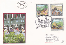 VEINHUTERTRACHT- WIEN     THEATER  FDC   COVERS 1995  AUSTRIA - FDC