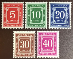 Uganda 1970 Postage Due Set MNH - Uganda (1962-...)