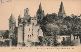 FRANCE - Loches - Le Château Royal - La Tour D'Agnès Sorel Et La Collégiale Saint Ours - L L - Carte Postale Ancienne - Loches